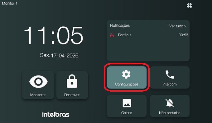 Configuração de câmeras 1